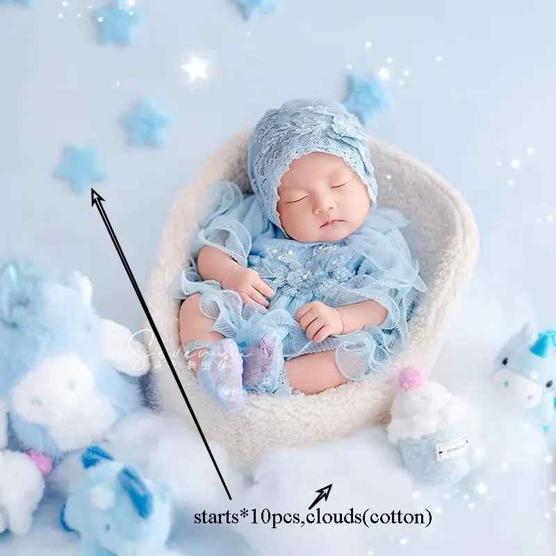 Stars 10pcs & Clouds